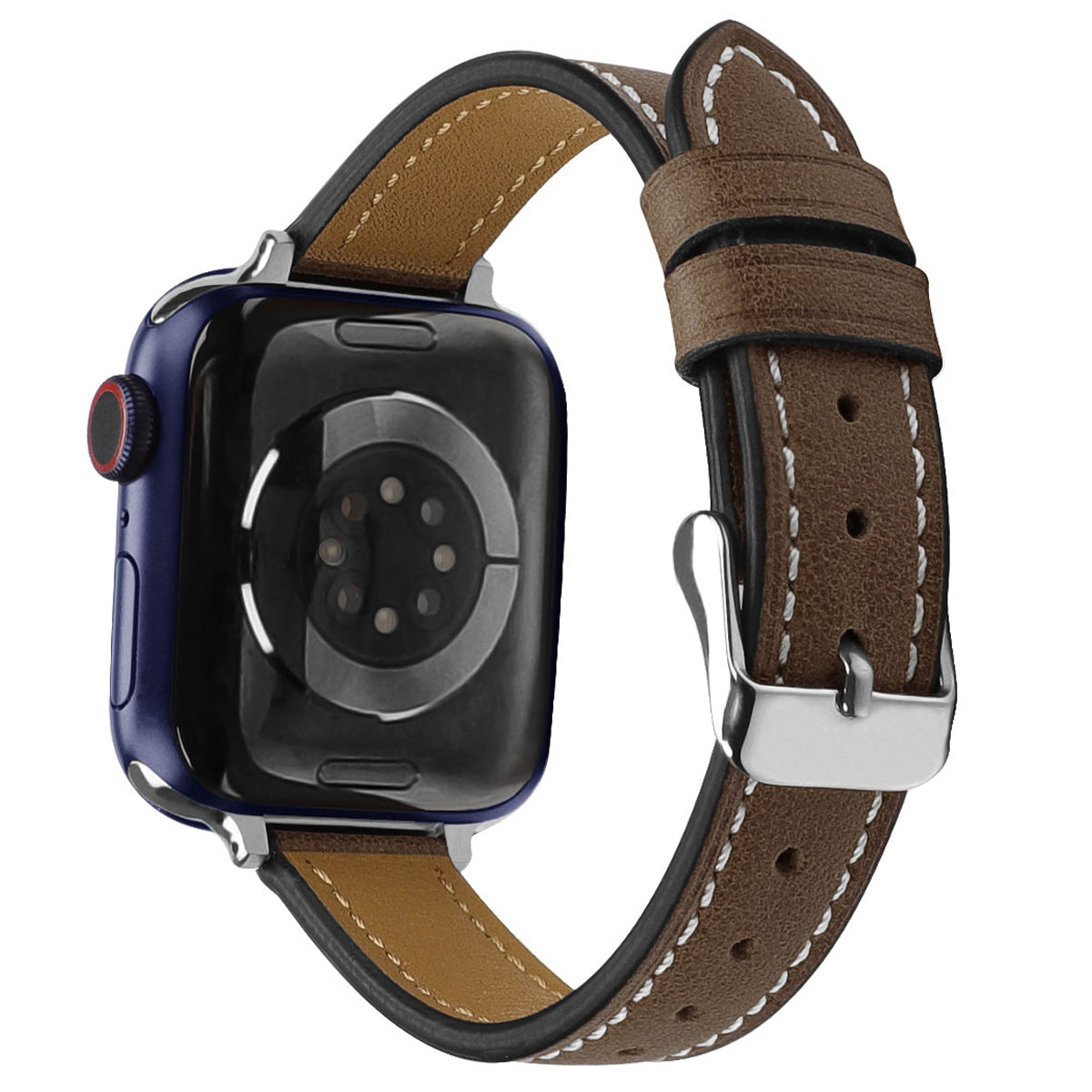 Retro Genuine Leather Narrow Wrist Strap Adjustable Watch Band for Apple Watch Series 9 8 7 41mm 6 5 4 SE (2023) SE(2022) SE 40mm 3 2 1 38mm Retro Genuine Leather Narrow Wrist Strap Adjustable Watch Band for Apple Watch Series 9 8 7 41mm 6 5 4 SE (2023) SE(2022) SE 40mm 3 2 1 38mm